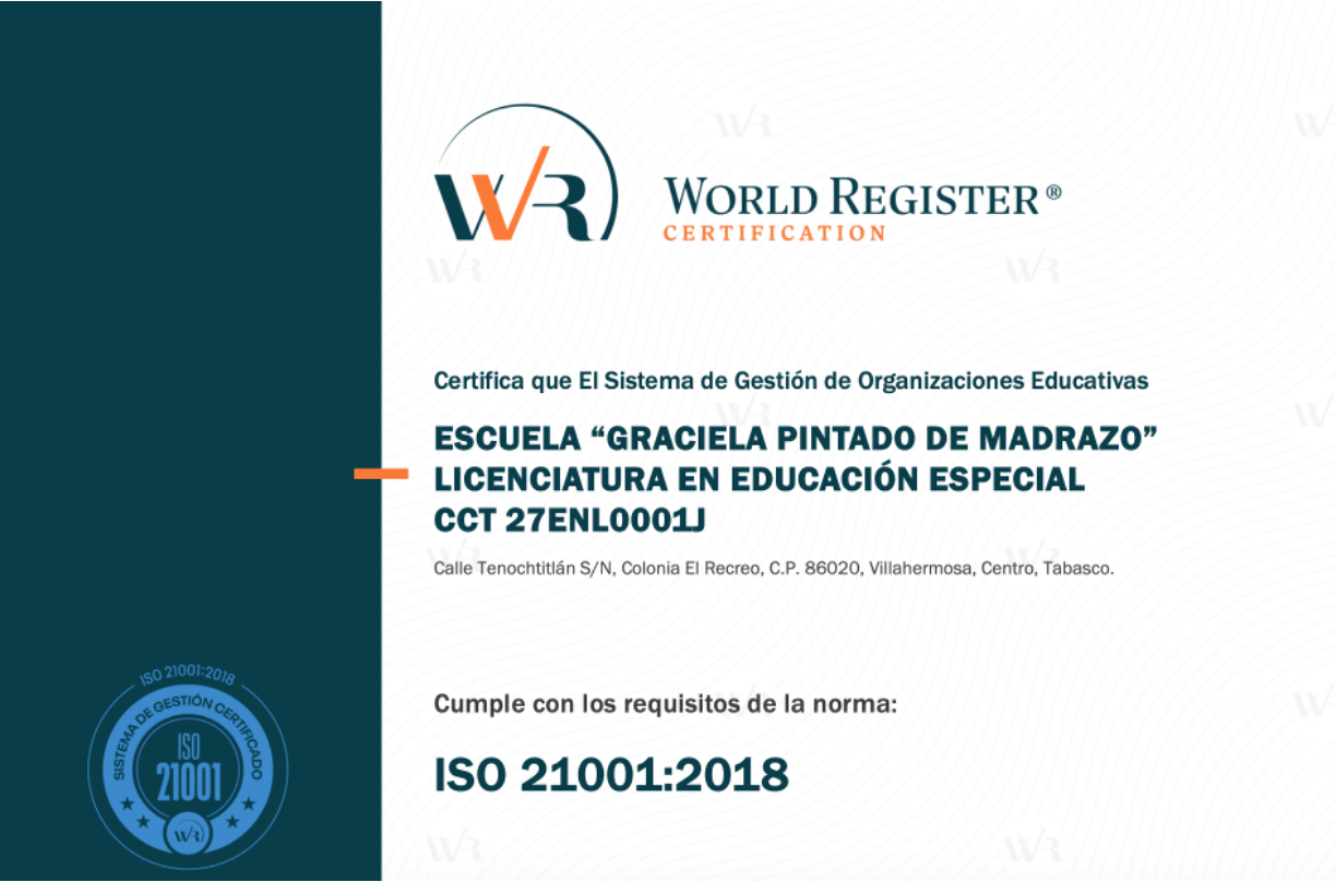Vista previa del certificado ISO 21001 de la ENEE